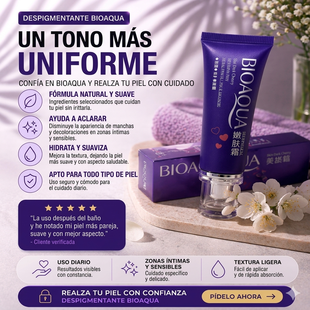 Aclarante y Despigmentante Bioaqua