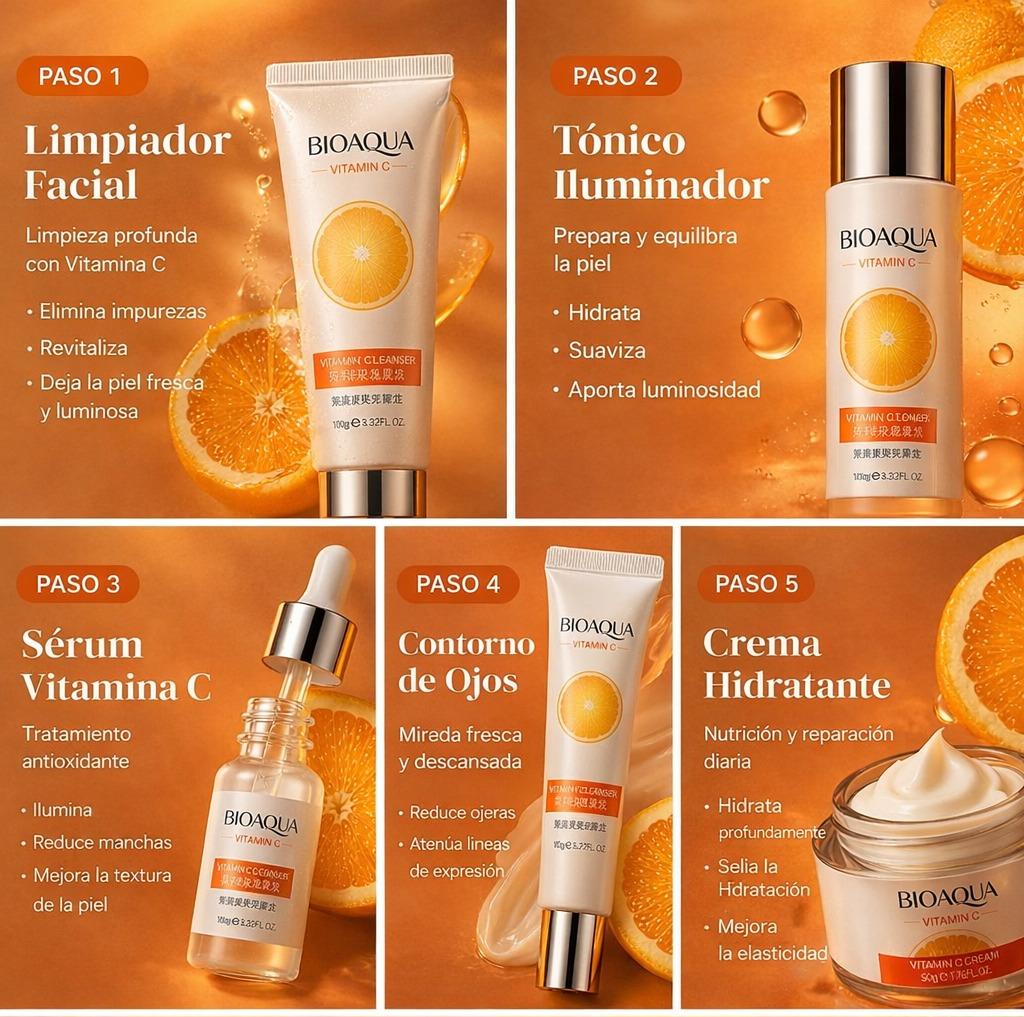 Kit Facial Vitamina C BIOAQUA